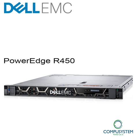 Servidor Rack Dell Emc Power Edge R450 1u 2 Cpu Intel Xeon S 4314