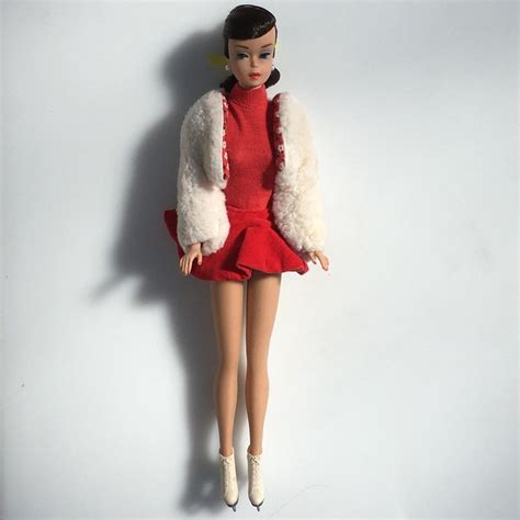 Swirl Vintage Ponytail Barbie 1964 Brunette Icebreaker Complete