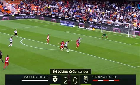 Valencia CF vs Granada 2 0 Fernando Gómez Colomer