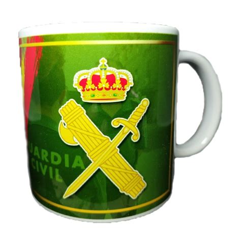 TAZA GUARDIA CIVIL DISTINTIVO TITULO SERVICIO INFORMACIÓN