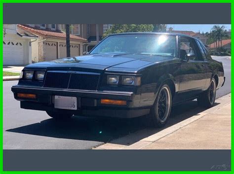 1986 Buick Regal Grand National T Type Turbo 38l V6 12v Automatic Rwd Coupe Classic Buick