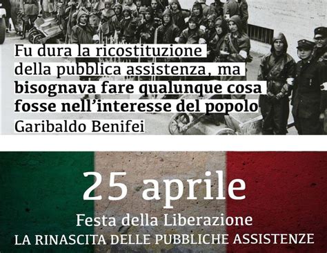 Aprile Festa Della Liberazione La Riflessione Di Mancini Anpas