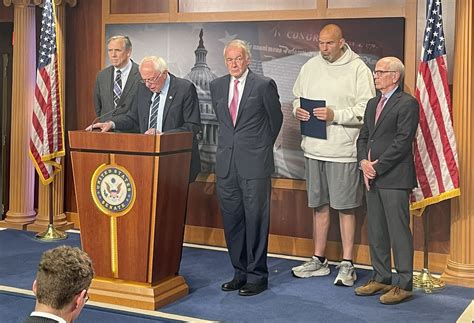 Democratic Senators Hold News Conference On Debt Ceiling Today R