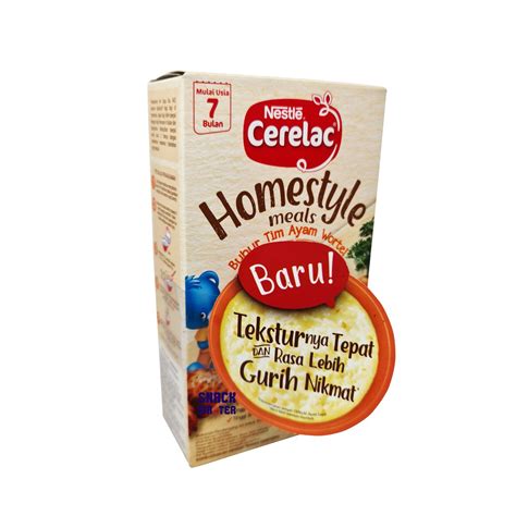 Jual Nestle Cerelac Homestyle Meals Bubur Tim Netto Gr