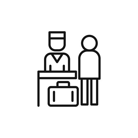 Hospitality industry logo sign outline 47589251 Vector Art at Vecteezy