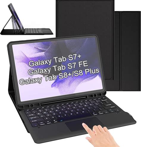 Keyboard Case For Samsung Galaxy Tab S7 Fes7 Pluss8 124 Inch Domeun Smart