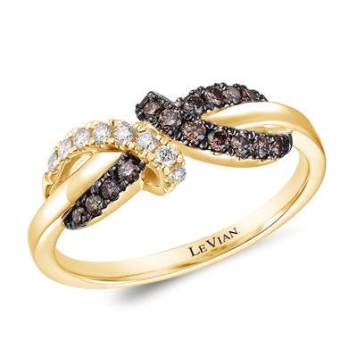 K Honey Gold Ring Chocolate Diamonds Nude Diamonds Trvx Yg Le Vian