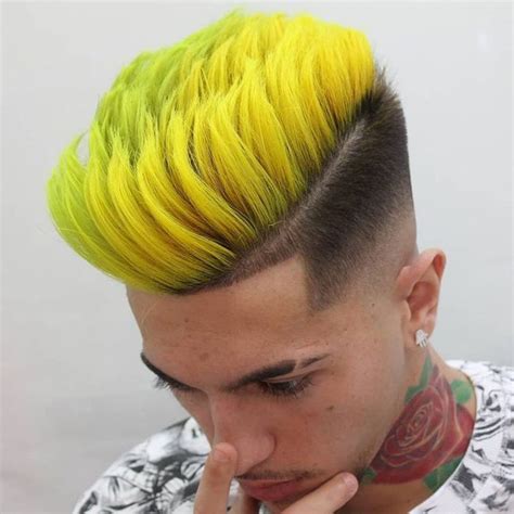 Temporary Hair Color Wax Green Latest Hair Color Men Hair Color Boys Colored Hair