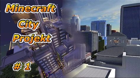 MINECRAFT PROJECT CITY ALLES selber Farmen jeder Stein Überleben Modus