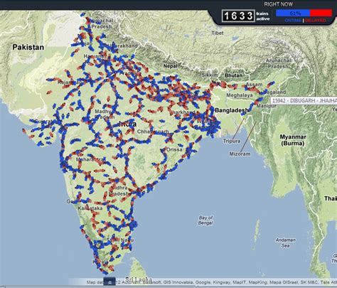 Radar Map Of India - Emelia Morganica