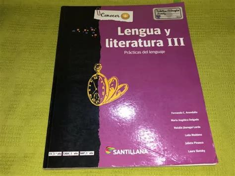 Lengua Y Literatura Iii Conocer Santillana En Venta En San Isidro