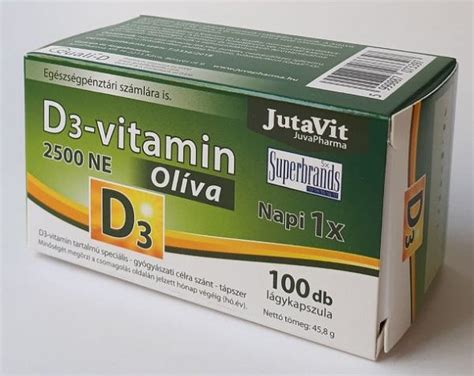 Jutavit D3 Vit 3000ne Oliva Kapsz 40x