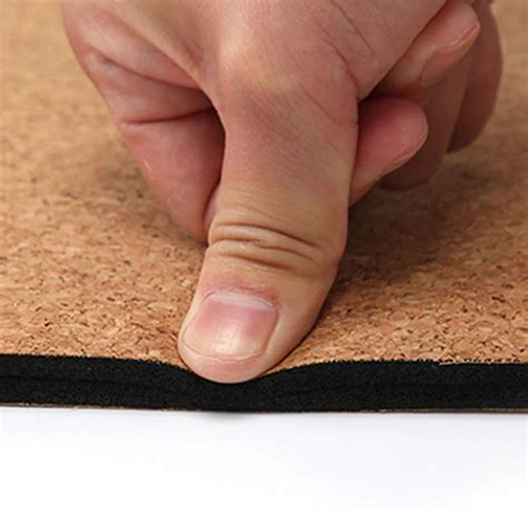 Free Sample Eco Friendly Yogamatte Kork Tpe Natural Rubber Mat Non Slip