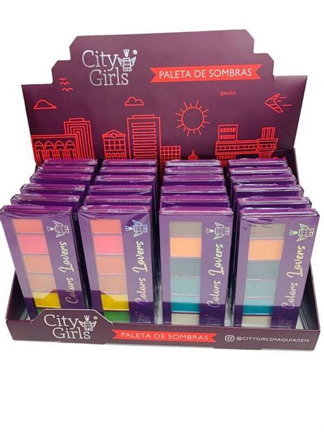 Box C Und Paleta De Sombras Cores Colors Lovers Cg City