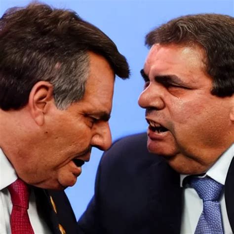 Jair Bolsonaro And Luiz Ign Cio Lula Da Silva Fighting Stable