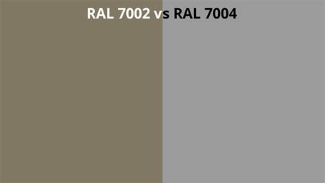 Ral 7002 Vs 7004 Ral Colour Chart Uk