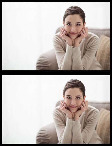 Calm Contented Woman Staring Intently At You X2 Blank Template Imgflip