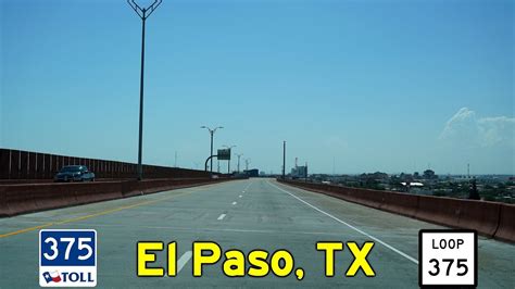 2k22 Ep 21 El Paso Texas State Highway Loop 375 Along The Usméxico