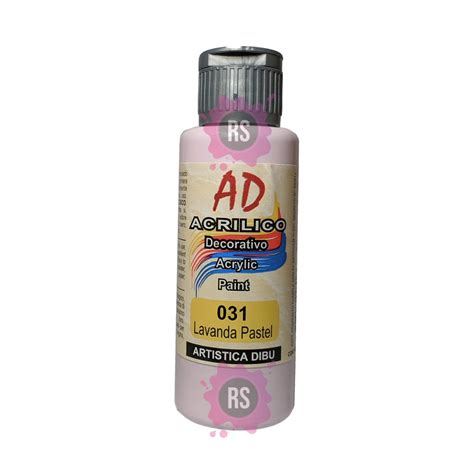 AD ACRILICO DECORATIVO X 60ML 031 LAVANDA PASTEL Artística RS