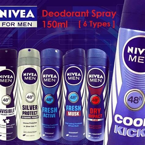 Nivea Men Anti Perspirant Spray 150ml Shopee Singapore