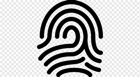 Fingerprint Computer Icons Finger Prints Text Monochrome Data Png