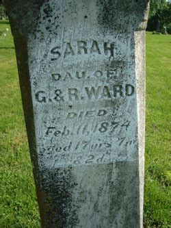 Sarah Ward Desconhecido Memorial Find A Grave