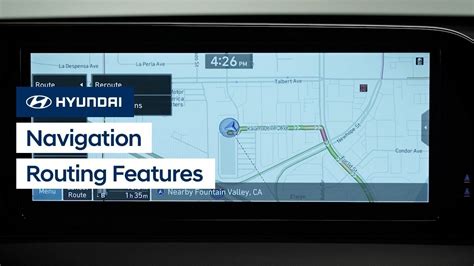 Navigation Routing Features Hyundai Hyundai How Tos