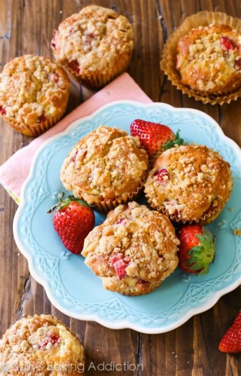 Strawberry Cheesecake Muffins Sally S Baking Addiction