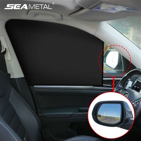 SEAMETAL Magnetic Car Side Window Sunshade Cover Sun Visor Summer