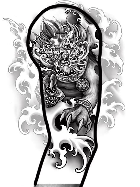 Foo dog tattoo design | Foo dog tattoo, Foo dog tattoo design, Samurai ...