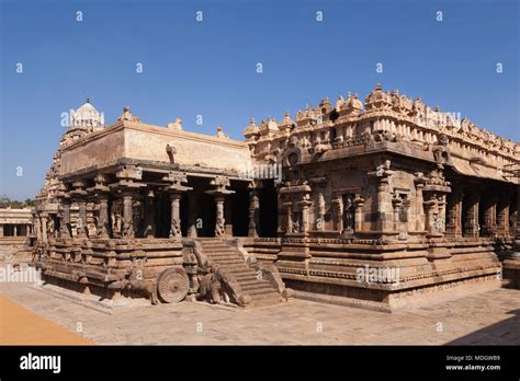 Asia, India, Tamil Nadu, Darasuram, Airavatesvara Temple Stock Photo ...