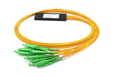 Fiber Sc Apc Mini Abs Type Mm Mm Fiber Optic Plc Splitters