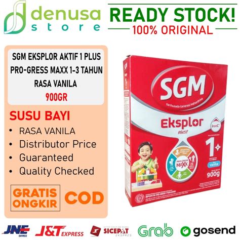 Jual Sgm Eksplor Aktif Plus Pro Gress Maxx Tahun Rasa Vanila