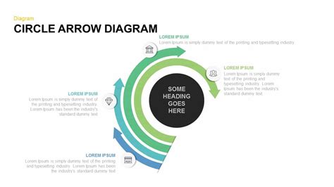 Circle Arrow Diagram Powerpoint Template And Keynote Slide