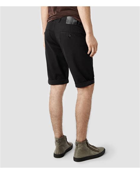 Allsaints Mitre Deck Shorts In Black For Men Lyst