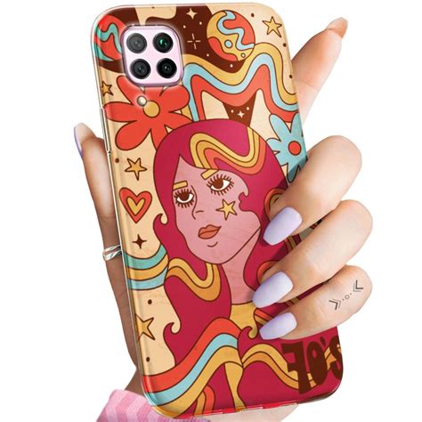 Etui Do Huawei P Lite Wzory Hippie Peace Hippisi Obudowa Pokrowiec