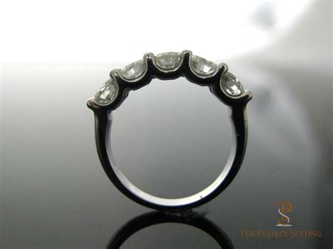 5 stone Diamond Engagement Ring | The Perfect Setting, Inc