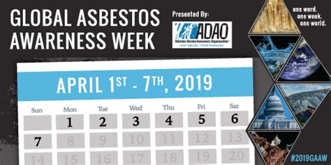 The Asbestos Disease Awareness Organization Adao Launches 15th Annual