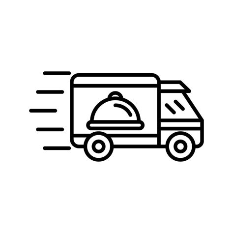 Food Delivery Vector Icon 12937951 Vector Art At Vecteezy