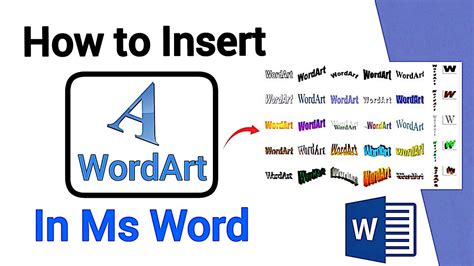 How To Insert WordArt In Microsoft Word How To Use WordArt Wordart