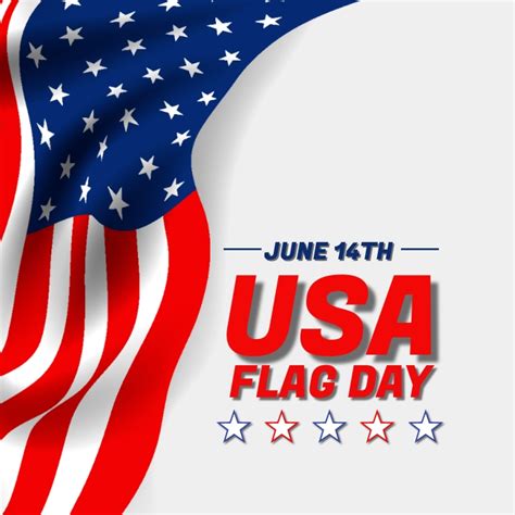 Usa Flag Day Template Postermywall