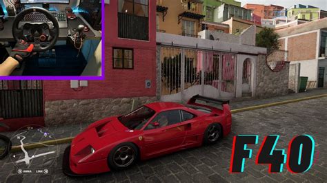 Ferrari F40 Competizione Forza Horizon 5 Logitech G29 Shifter