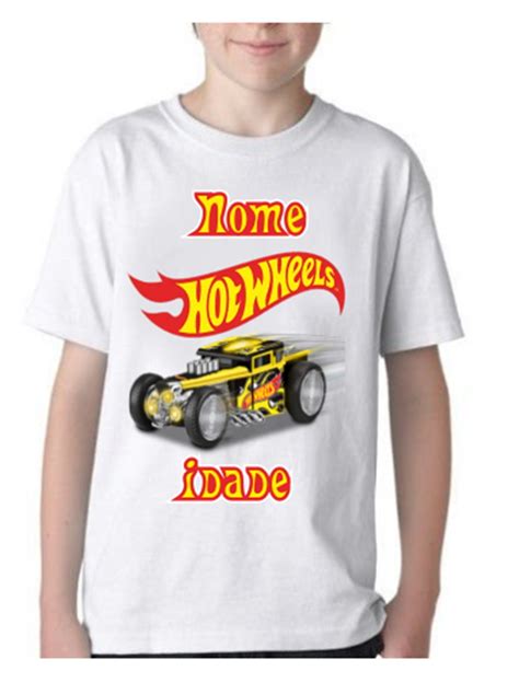 Camiseta Hot Wheels Elo Produtos Especiais