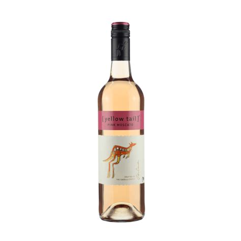 VINHO ROSÉ YELLOW TAIL PINK MOSCATO 750ML AUSTRÁLIA Distribuidora Leão