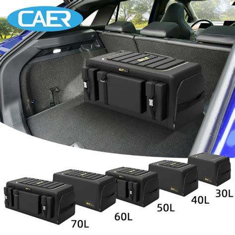 70l Car Trunk Organizer Storage Box Oxford Cloth Auto Organizers Bag Folding Trunk Storage