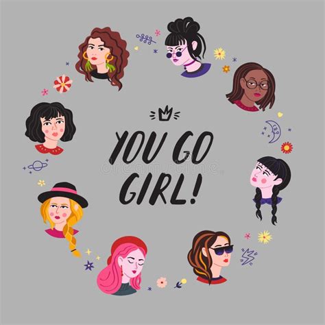 You Go Girl Stock Illustrations – 366 You Go Girl Stock Illustrations, Vectors & Clipart ...