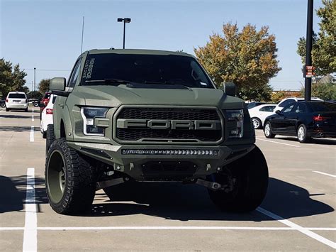 Badass Raptor I Saw At Work Today Custom Spray On Bed Liner Finish And