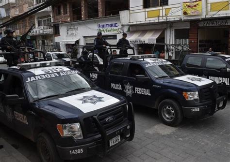 La Policía Federal Mexicana Toma El Control En 13 Municipios Por