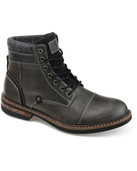 Territory Yukon Wide Width Cap Toe Ankle Boot In Black For Men Lyst