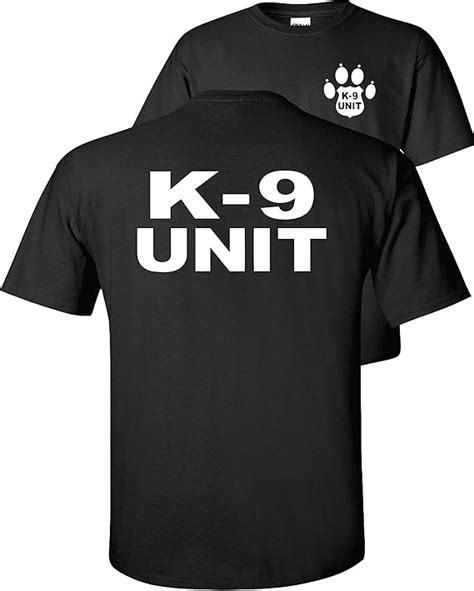 K 9 Unit Police Officer T Shirt K9 Handler Uniform Law